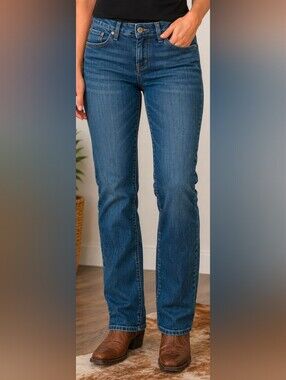 Cody James Western Stretch Jeans 29x30 Medium Wash Embroidered Pocket Denim